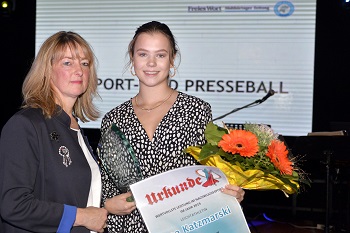 Lea Katzmarski erbrachte die wertvollst Leistung unter den Nachwuchssportlern.